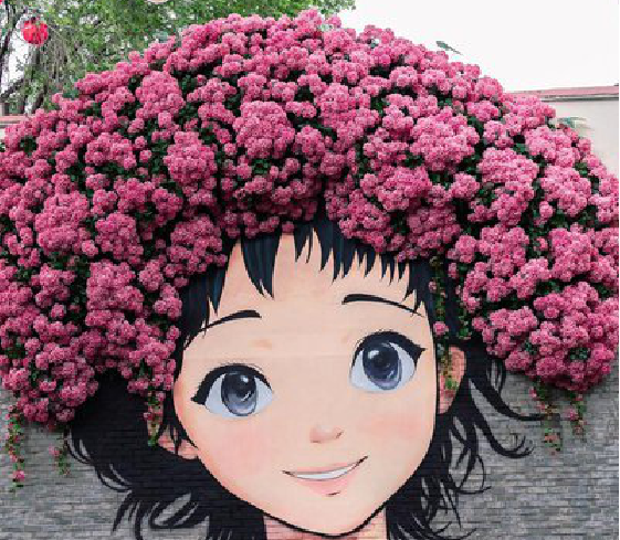  喜德墙体彩绘-网红墙打卡