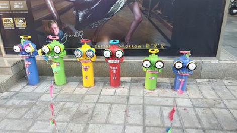  喜德商业区彩绘