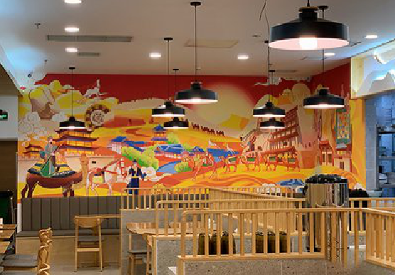  喜德商业空间彩绘介绍。