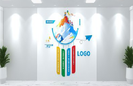  喜德公司企业形象墙的工艺材料有哪些？